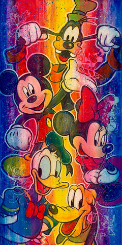 How Far We've Come by Stephen Fishwick Featuring Mickey Mouse and Friends