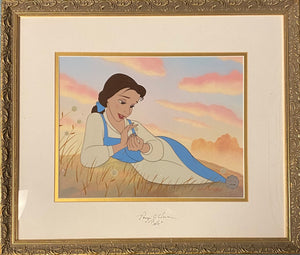 Dandelion Dreams Limited Edition Sericel Framed Beauty and The Beast