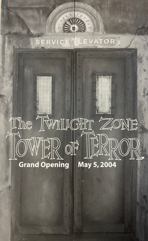 Tower of Terror Opening Day Invitation 2004 Disney California Adventure