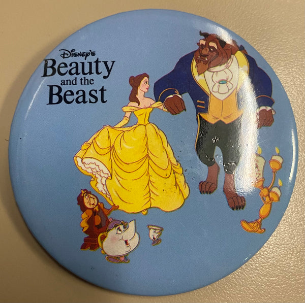 Vintage Beauty and the Beast Buttons
