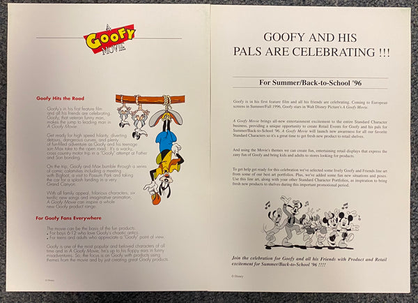 A Goofy Movie Licensing Guide- Walt Disney Consumer Products 1996