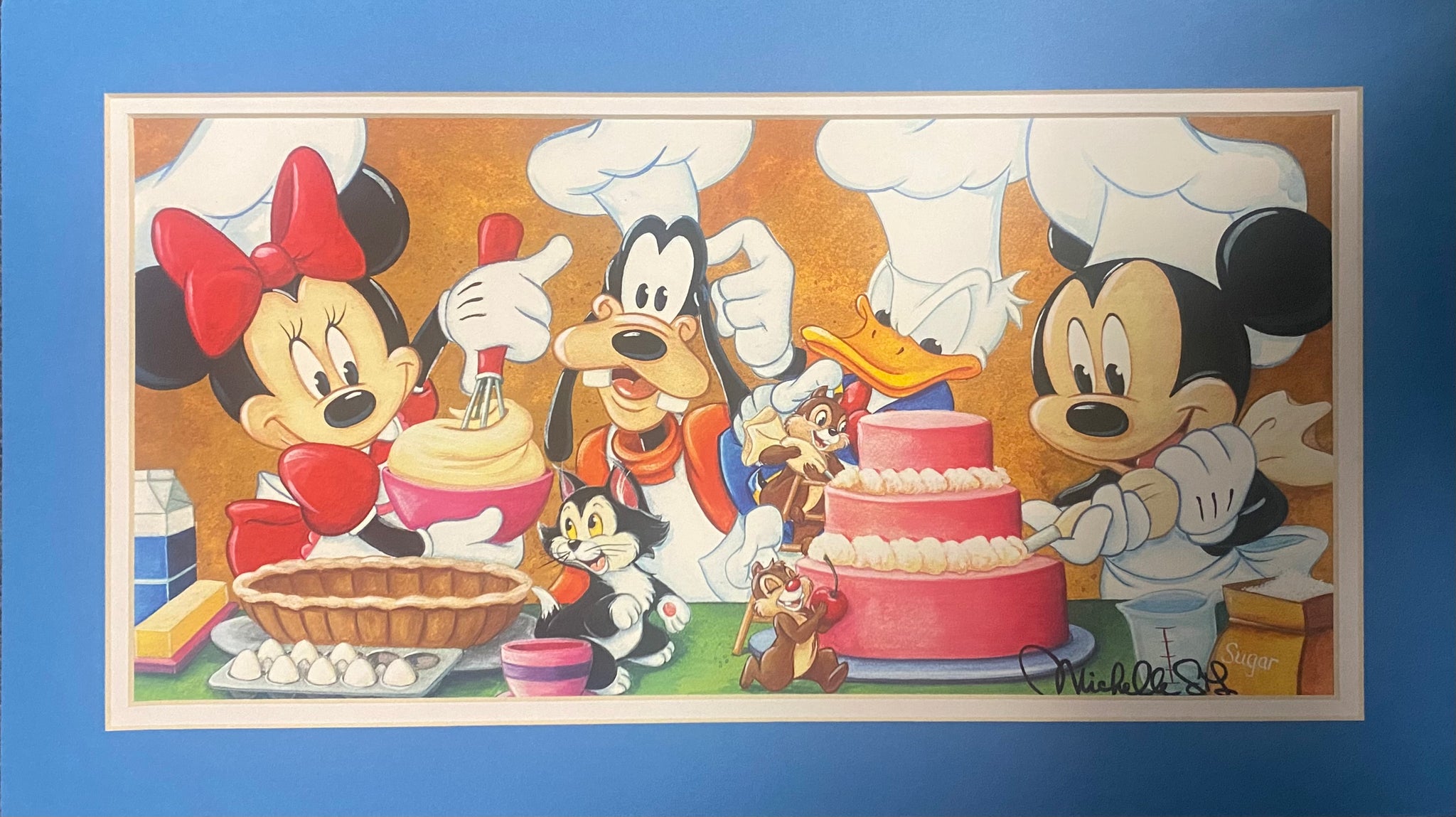 Happy kitchen  - Matted Lithograph - By Michelle St. Laurent