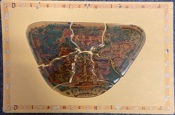 Disneyland Map 6 Piece Pin Set from 45th Anniversary LE 1,955 2000