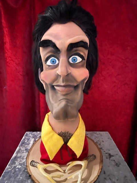 Gaston Hand Sculpted and Hand Painted Bust