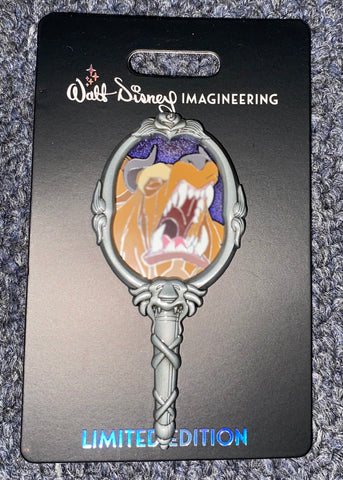 Disney Destination D23 WDI MOG Mickey's of Glendale Enchanted Mirror Angry Beast Pin