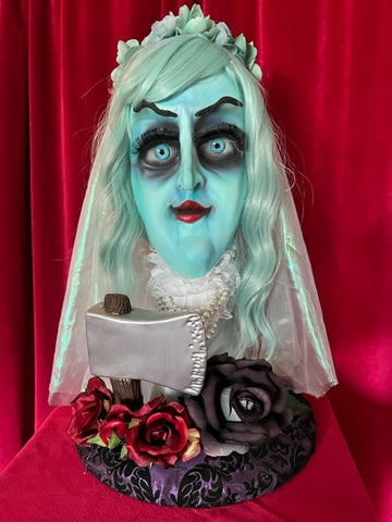 The Bride Sculpted and Hand Painted Bust