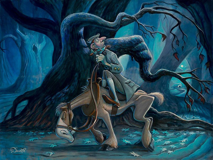Ichabod Gets Spooked by Bob Doucette Limited Editions inspired by Sleepy Hollow