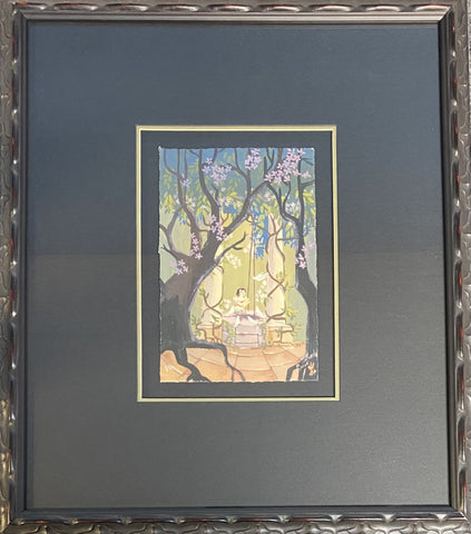 I'm Wishing by Lorelay Bove Framed Limited Edition inspired by Snow White and the Seven Dwarfs