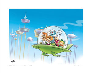 In Orbit City - By Hanna-Barbera - Limited Edition Giclée on Paper