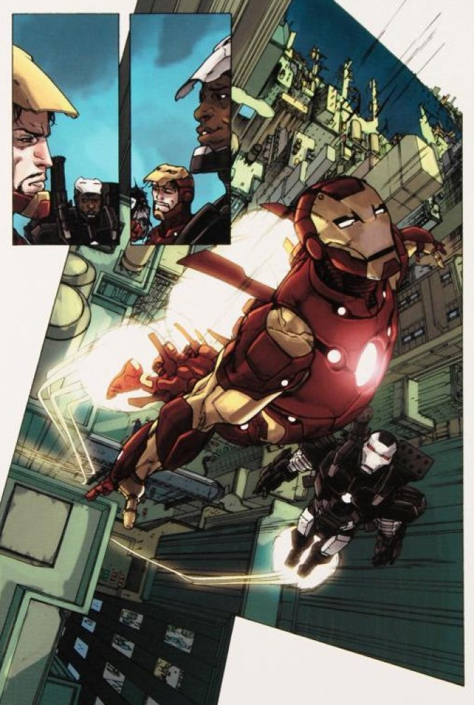 Iron Man 2.0 #1 - By Barry Kitson - Limited Edition Giclée on Canvas