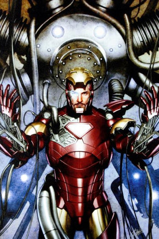Iron Man: Director of S.H.I.E.L.D #31 - by Adi Granov - Signed by STAN LEE - Limited Edition Giclée on Canvas
