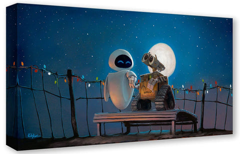 It Only Takes A Moment by Rob Kaz Treasure On Canvas inspired by Wall-E