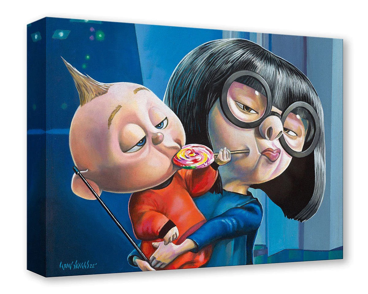 Jack Jack and Edna by Craig Skaggs Treasures on Canvas Inspired by The Incredibles