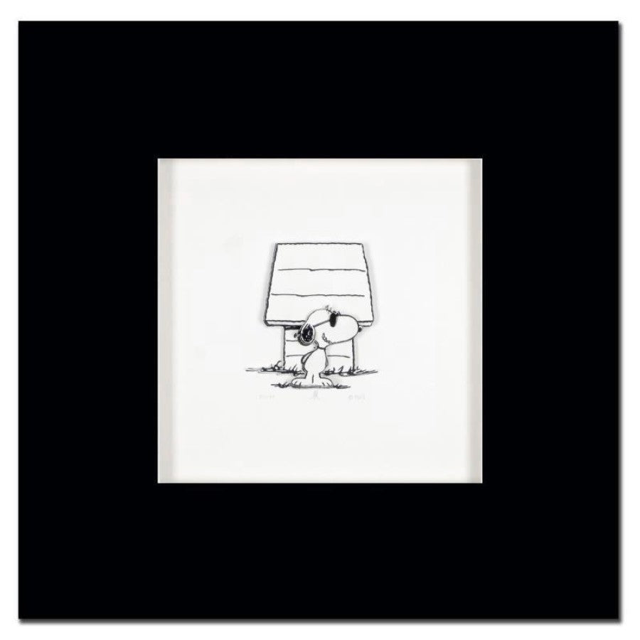 Joe's Cool - Limited Edition 3D Decoupage Art Print - Inspired by Peanuts