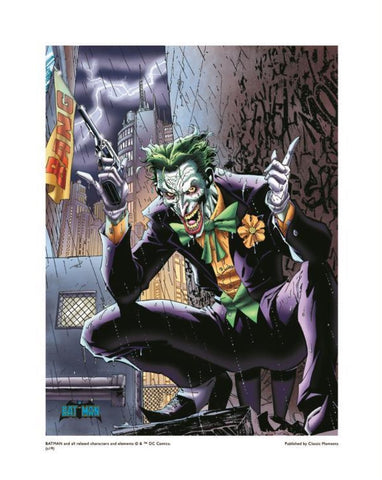 Joker - By Jim Lee - Limited Edition Giclée on Fine Art Paper Inspired by DC Comics
