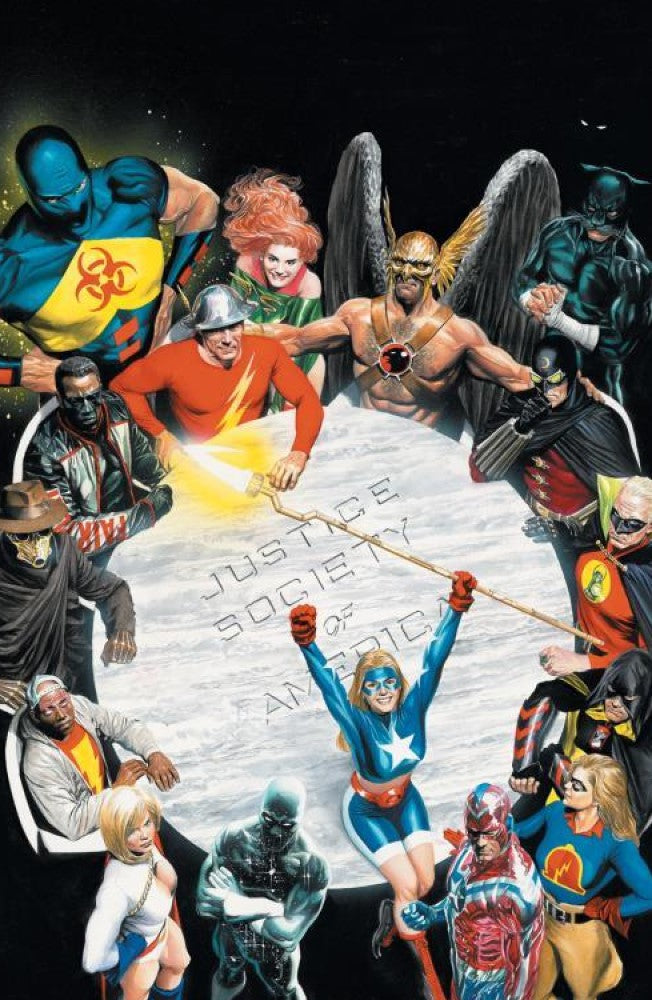 Justice Society of America #1 - by Alex Ross - Limited Edition Giclée on Canvas Inspired by DC Comics