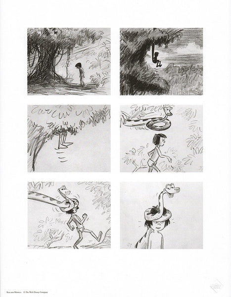 The Jungle Book Boxed Art Portfolio Signed by Frank Thomas and Ollie Johnston 4 Serigraphs and 14 Lithographs