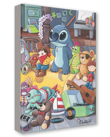 Lilo's Toys by Michelle St. Laurent Treasures On Canvas inspired by Lilo and Stitch