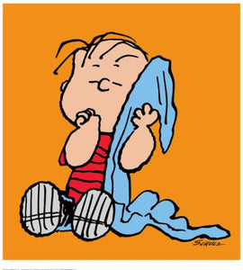 Linus: Orange - Limited Edition Fine Art Print - Inspired by Peanuts