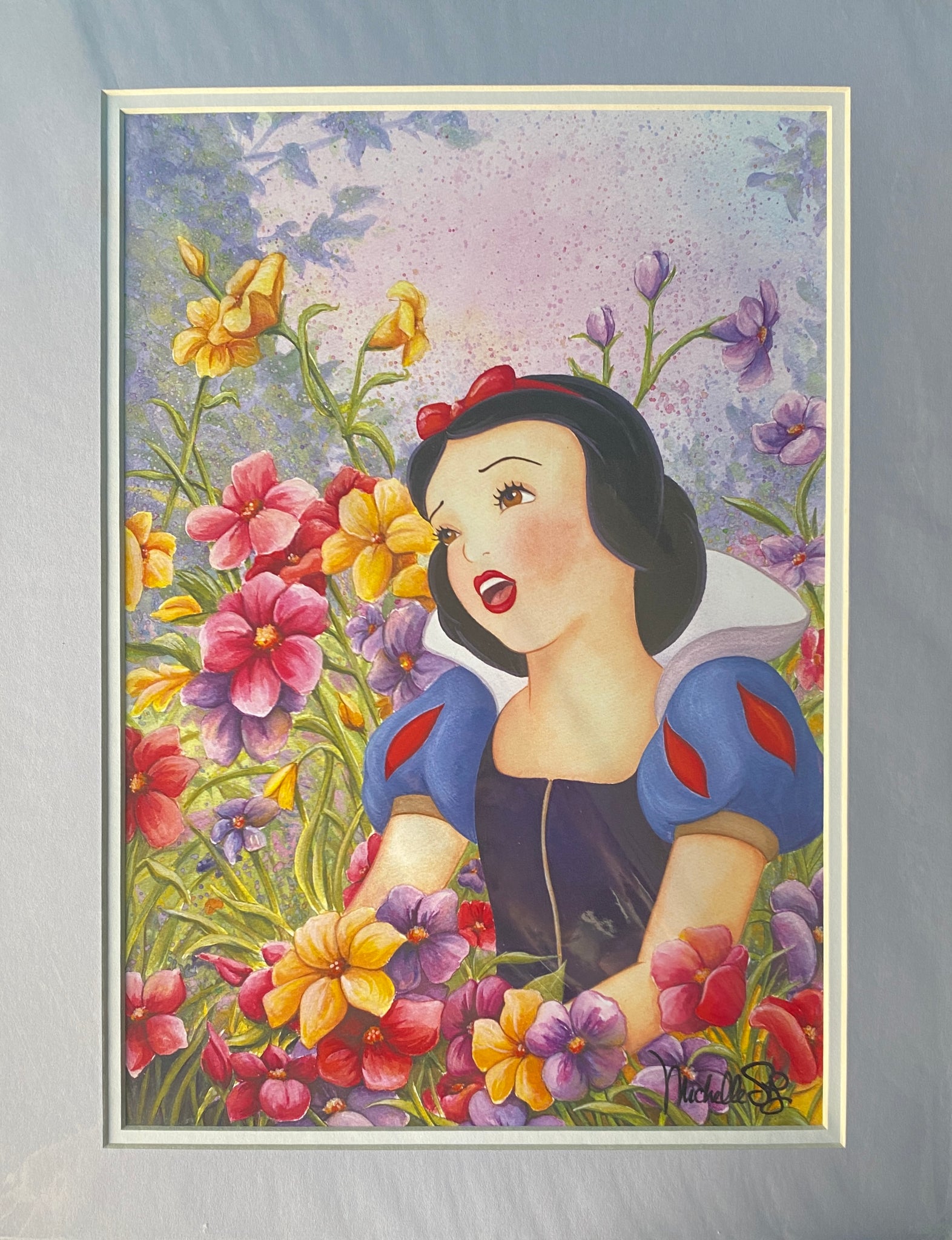 Love In Full Bloom - Matted Lithograph - By Michelle St. Laurent