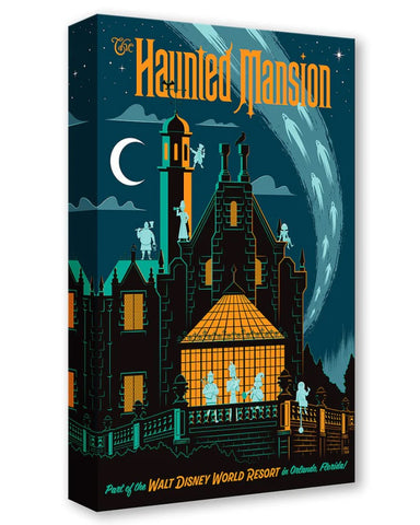 Magic Kingdom's Haunted Mansion by Eric Tan Treasure on Canvas Inspired by The Haunted Mansion