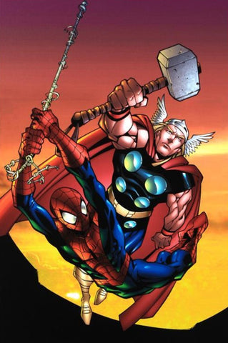 Marvel Age Spider-Man Team Up #4 - By Randy Green - Limited Edition Giclée on Canvas
