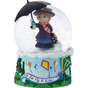 Disney Showcase Mary Poppins Precious Moments Musical Snow Globe
