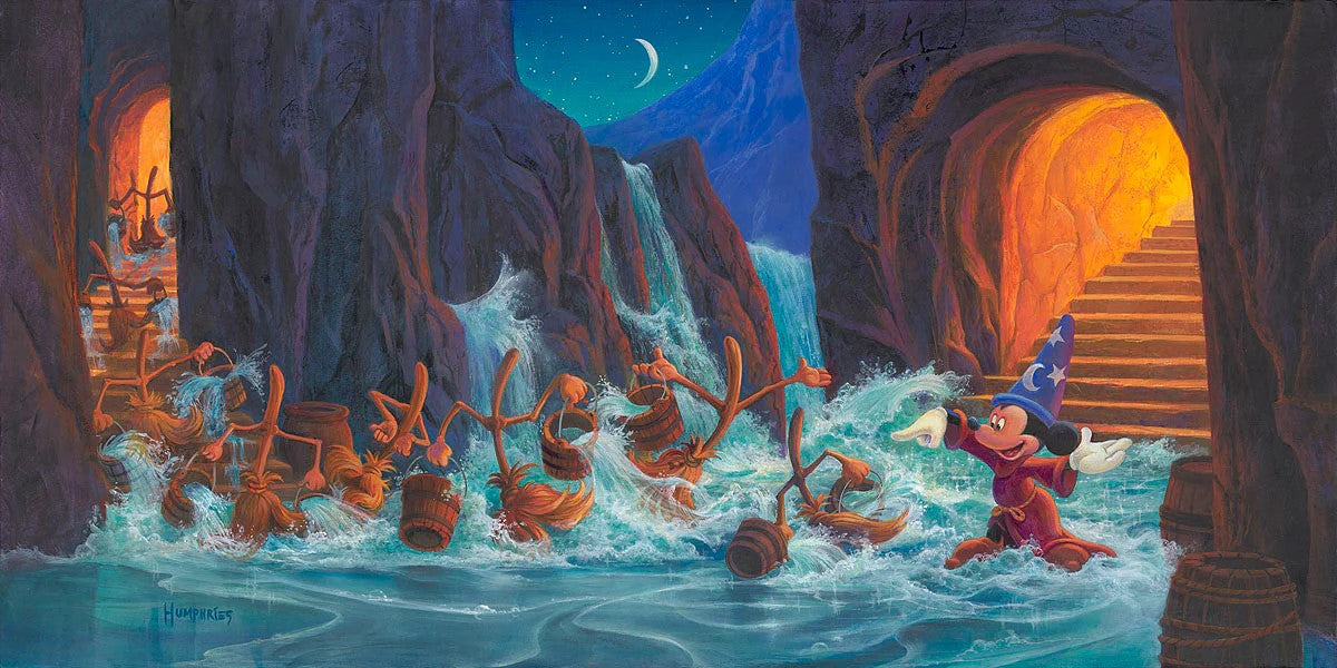 Mickey's March of the Brooms by Michael Humphries featuring Mickey Mouse