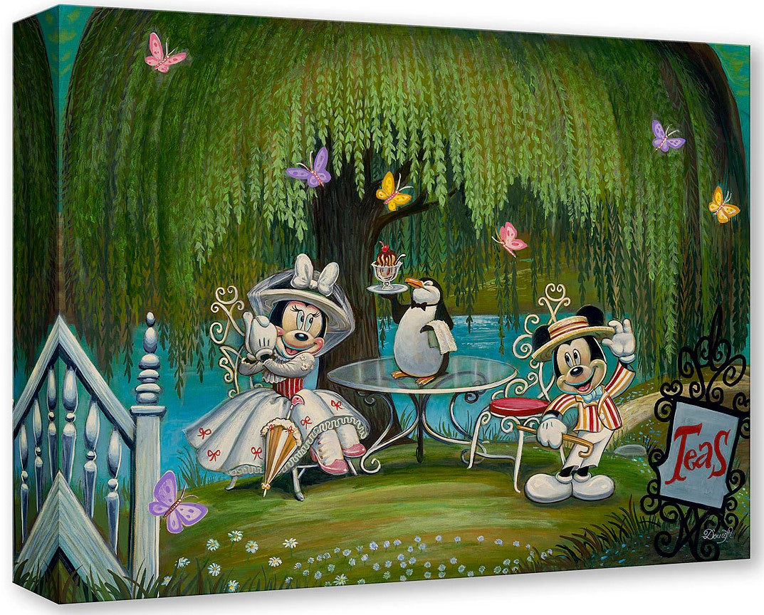 Minnie Poppins by Bob Doucette Treasure On Canvas Featuring Mickey and Minnie Mouse