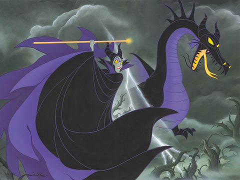 Mistress of Evil by Don Ducky Williams - Giclée on Canvas - Inspired by Sleeping Beauty