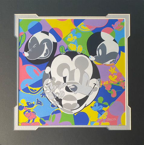 Multi Mickey - Matted Lithograph - By Tennessee Loveless