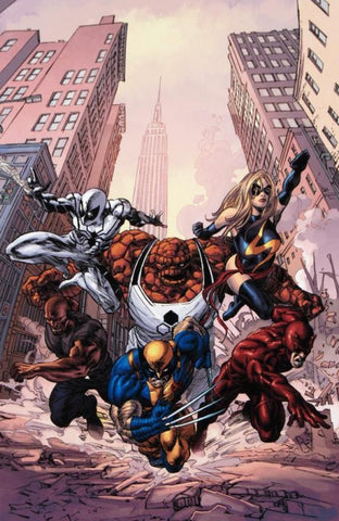 New Avengers #17 - By Mike Deodato Jr. - Limited Edition Giclée on Canvas