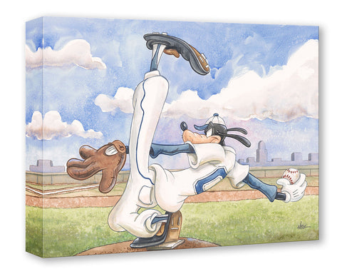 First Pitch by Randy Noble Treasure On Canvas featuring Goofy