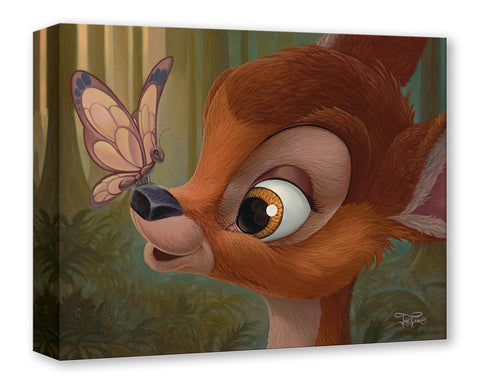 Nosey Butterfly by Jared Franco Treasure on Canvas inspired by Bambi