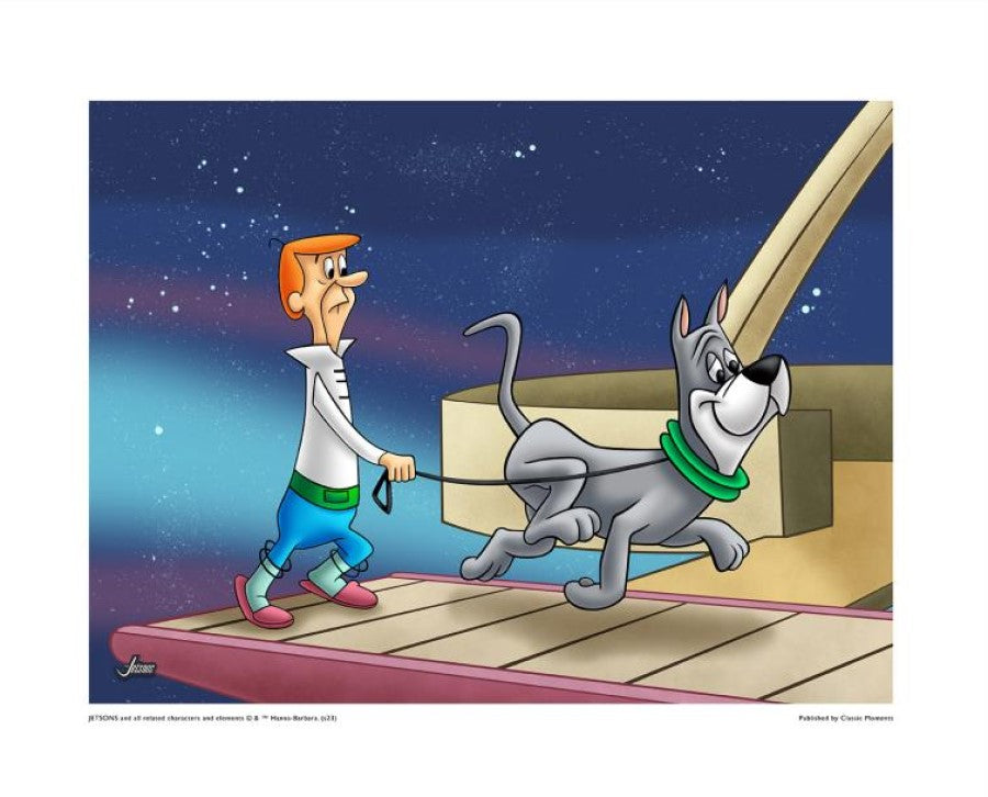 On The Treadmill - By Hanna-Barbera - Limited Edition Giclée on Paper