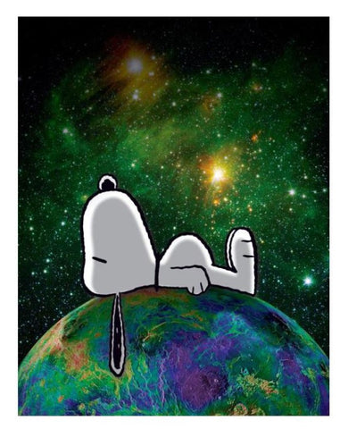 On Top Of The World - Limited Edition Art On Canvas - Inspired by Peanuts
