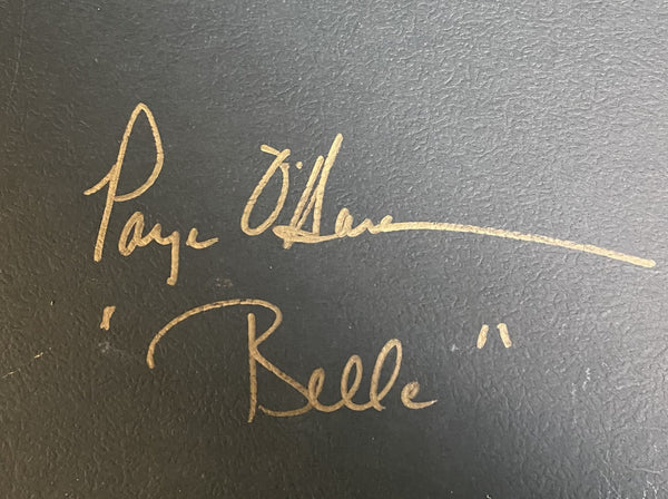 Vintage Beauty and the Beast Gold Framed Lithograph Signed By Paige O'Hara 11x14 Tale As Old As Time