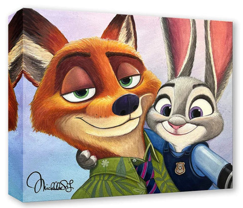 Partners by Michelle St. Laurent Treasure On Canvas Inspired by Zootopia