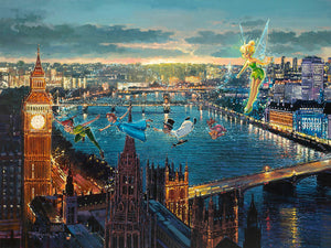Peter Pan in London by Rodel Gonzalez Inspired by Peter Pan