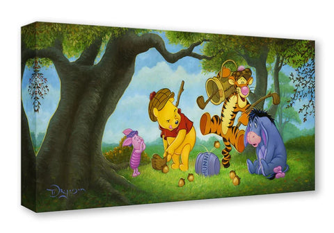 Pooh Over Par by Tim Rogerson Treasure On Canvas featuring Winnie the Pooh