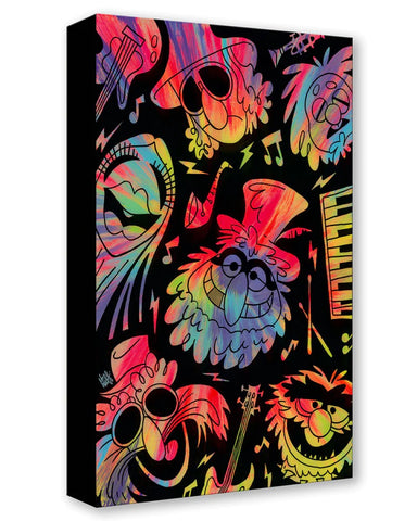 Psychedelic Mayhem by Beau Hufford Treasure On Canvas Featuring The Muppets