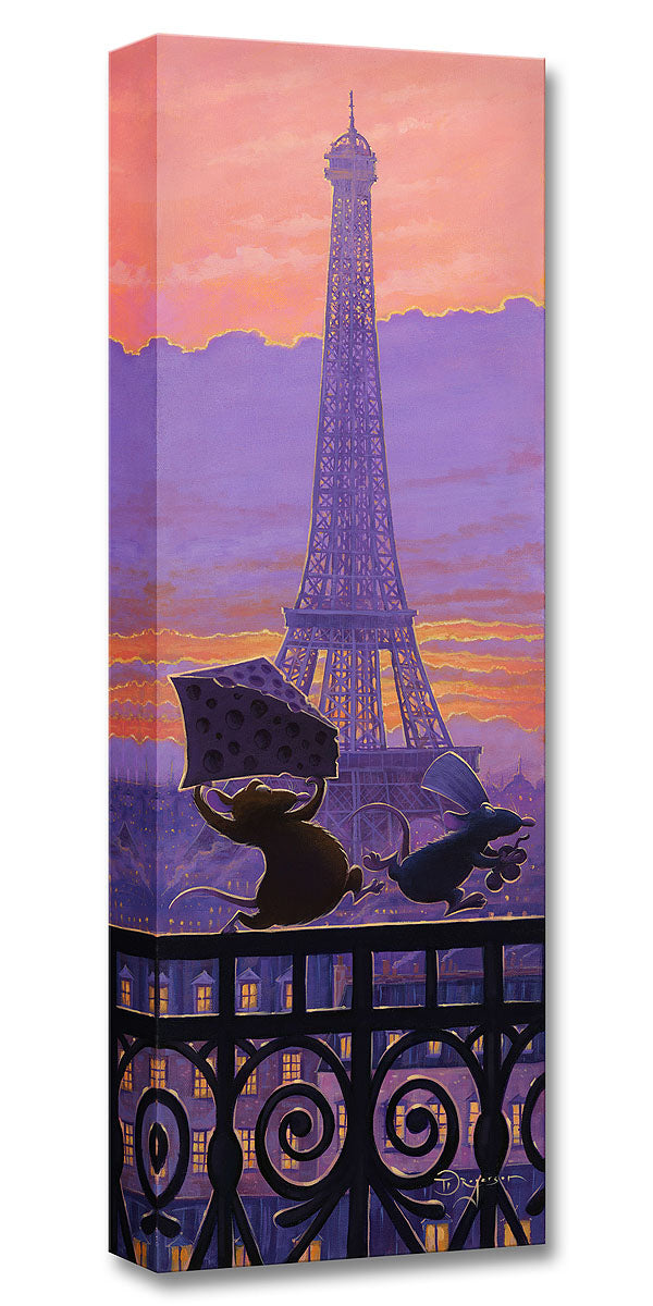 Race To The Kitchen by Tim Rogerson Treasure On Canvas inspired by Ratatouille