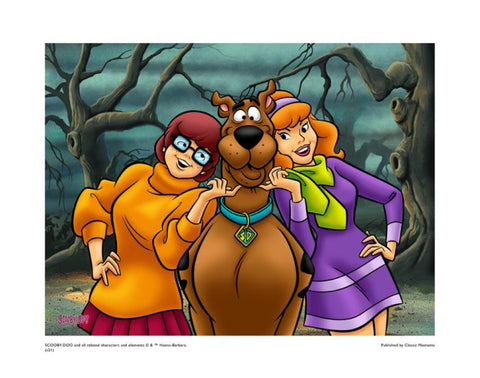 Scooby Adored - By Hanna-Barbera - Limited Edition Giclée on Paper