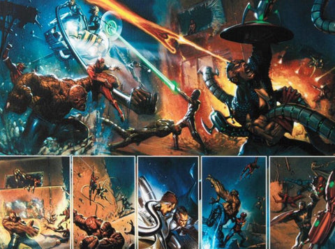 Secret War #4 - By Gabriele Dell'Otto - Limited Edition Giclée on Canvas