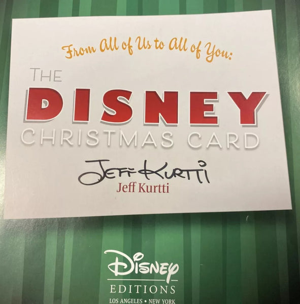 Signed Copy Disney From All of Us to All of You the Disney Christmas Card Book by Jeff Kurtti