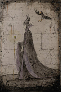 Sinister Stroll by Trevor Mezak Limited Edition Inspired by Maleficent