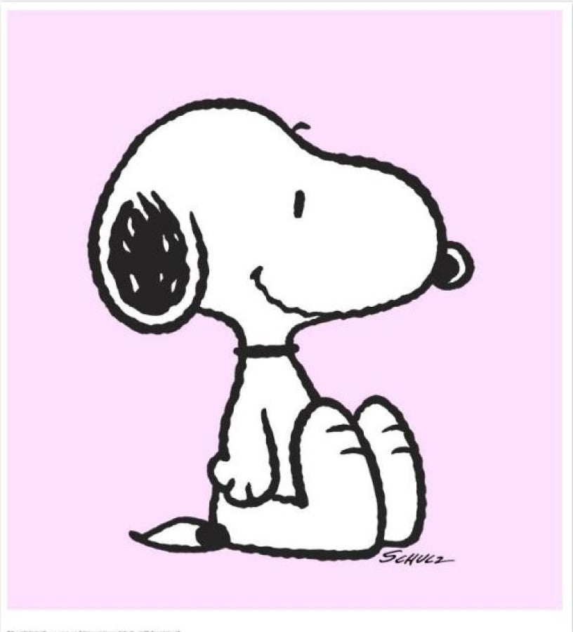 Snoopy: Pink - Limited Edition Fine Art Print - Inspired by Peanuts