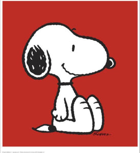 Snoopy: Red - Limited Edition Fine Art Print - Inspired by Peanuts