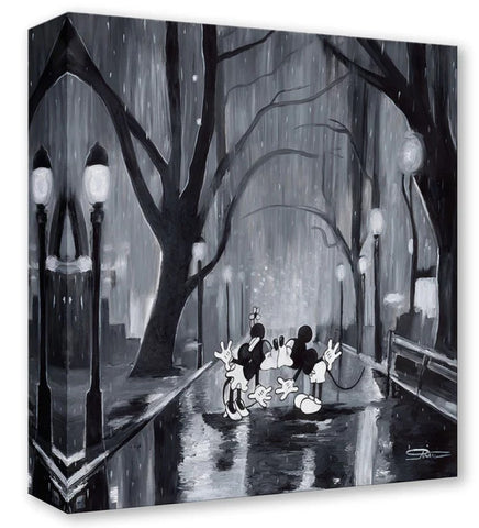 Splish, Splash, Smooch by Arienne Boley Treasure On Canvas Featuring Mickey and Minnie Mouse