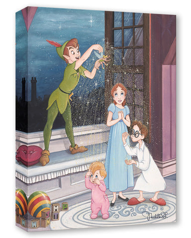 Just A Little Pixie Dust by Michelle St. Laurent Treasure On Canvas inspired by Peter Pan